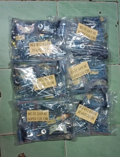 Full Bộ Ốc Dàn Xe SUPER CUP