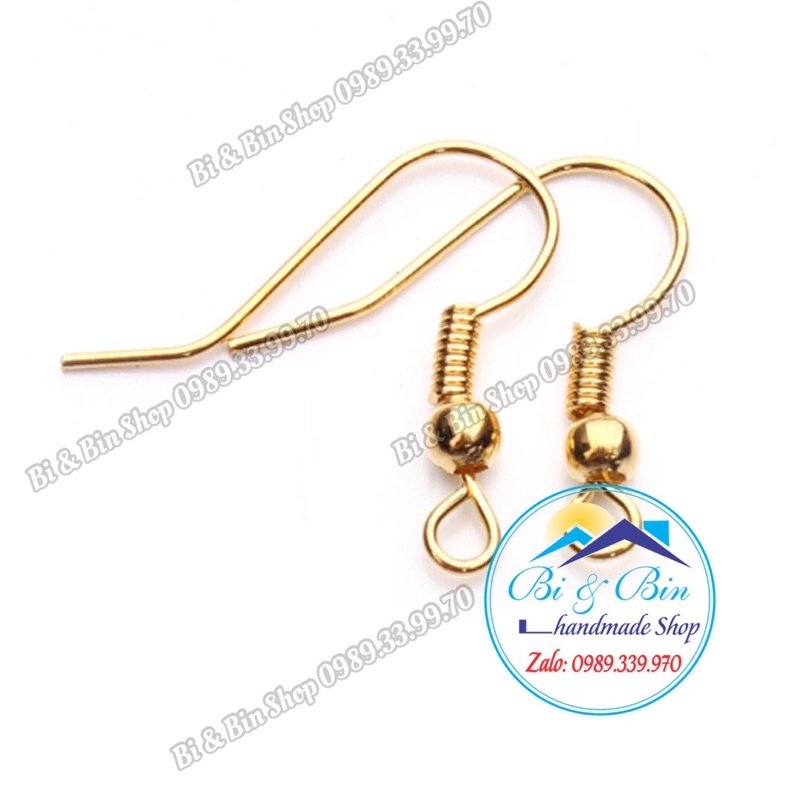 20 Móc Câu Bằng Thép Không Gỉ Làm Khuyên Tai, Phụ Kiện Trang Sức Handmade