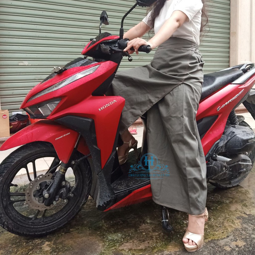 [GIÁ GỐC TẬN XƯỞNG] VÁY CHỐNG NẮNG XẺ TÀ KAKI THÔNG MINH Chất Liệu Kaki Cotton Dày Dặn Và Thoáng Mát Có Nút Bấm Sau Lưng | BigBuy360 - bigbuy360.vn