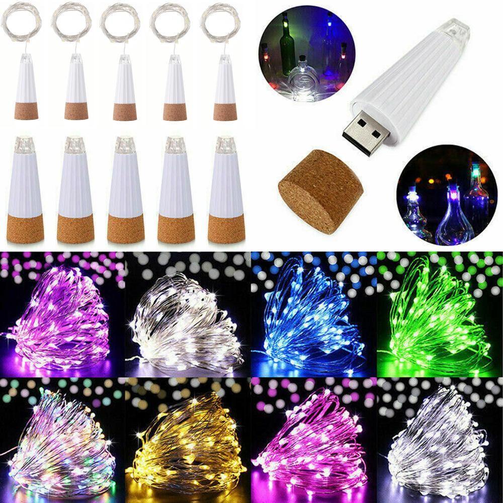 LAKAMIER Đèn Led Hình Nút Bần Trang Trí Chai Rượu Độc Đáo