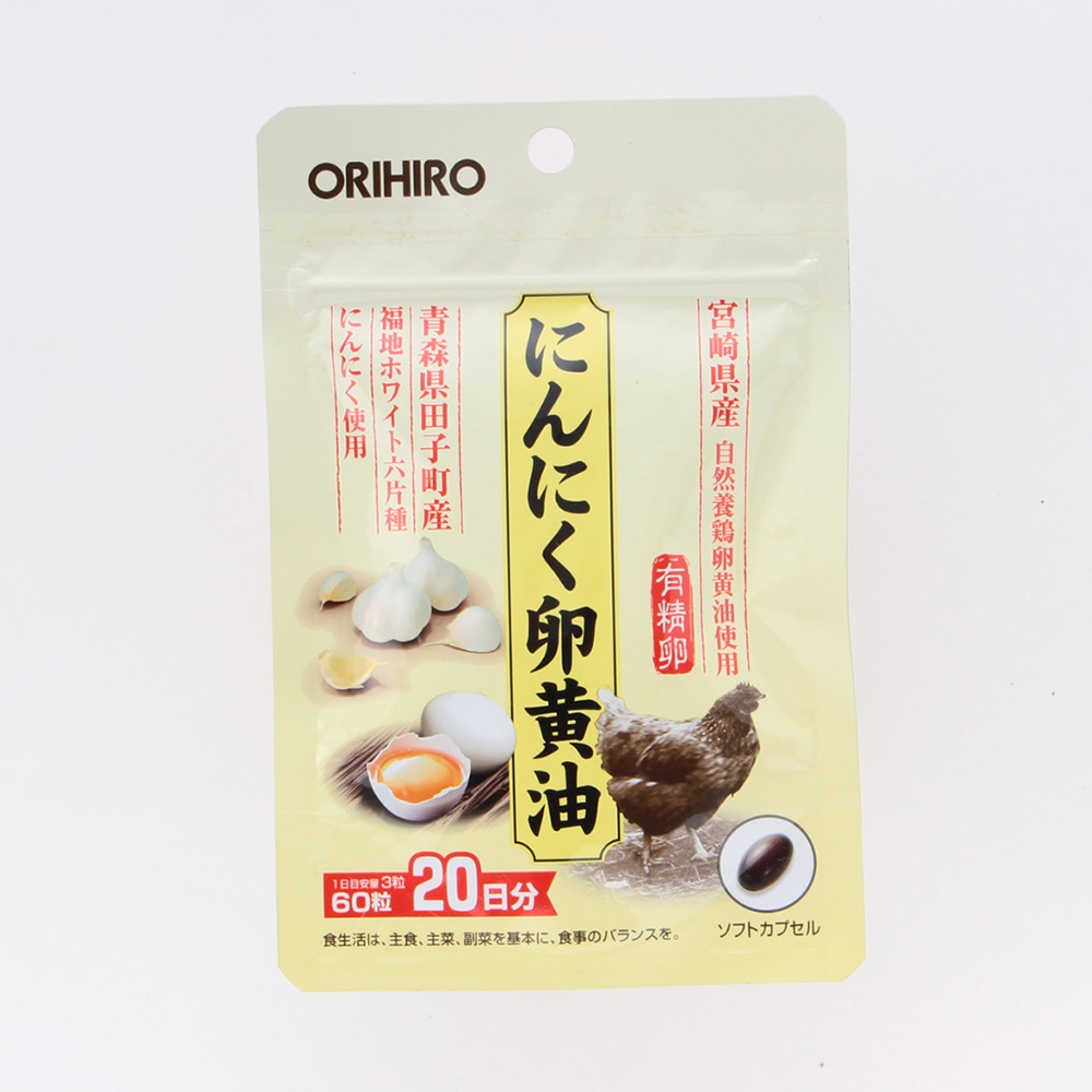 Viên uống tỏi lòng đỏ trứng gà Orihiro 60 viên