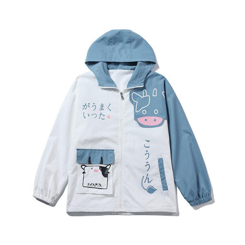 Áo Khoác Hoodie Dáng Rộng Plus Size Phong Cách Nhật Hàn Thời Trang Xuân Thu Cho Nam 2021