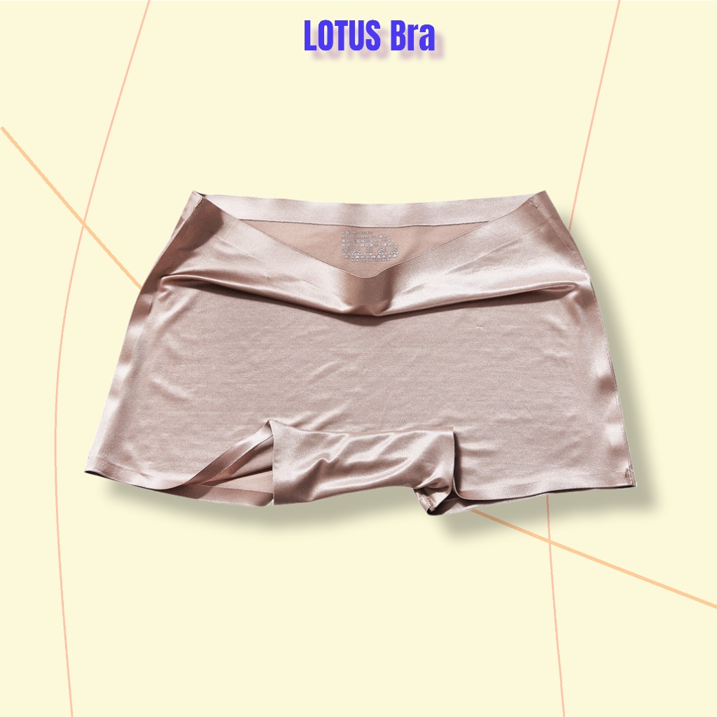 Quần lót nữ dạng đùi Boxer BĂNG LỤA SIÊU MỎNG _NuciFera không đường may, viền tàng hình
