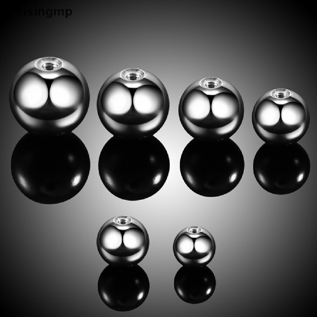 Set 50 bóng tròn thay thế cho khuyên xỏ bằng thép không gỉ