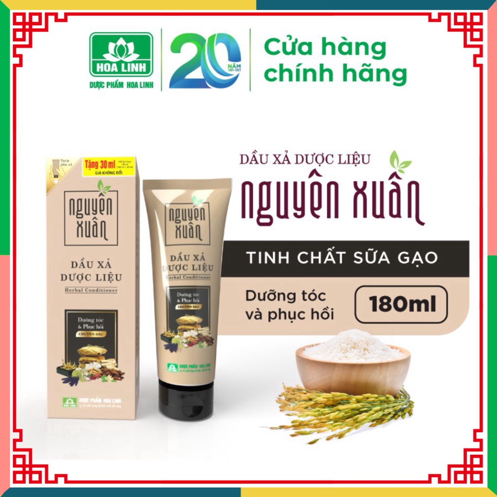 Dầu xả thuốc Nguyên Xuân 150ml (Khuyến mại thêm 30ml giá không đổi) ( Đại lý Ngọc Toản)