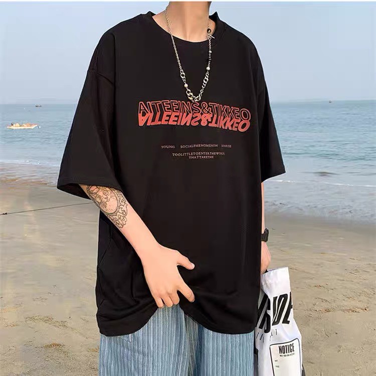 Áo thun nam nữ form rộng tay lỡ unisex chất mềm mịn AT 529