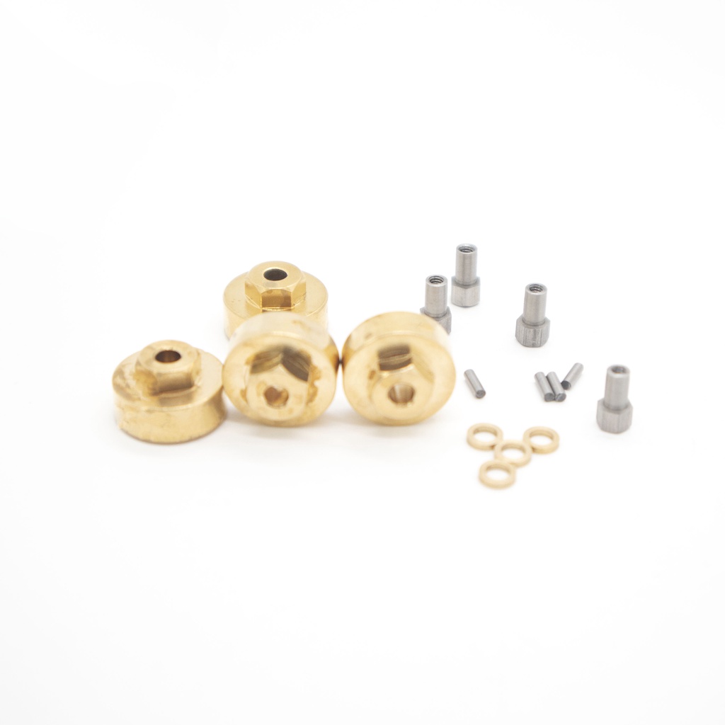 Bộ Trục Cân Bằng Bánh Xe Bằng Đồng Thau Cho Xe Hơi Điều Khiển Từ Xa 1/24 Axial SCX24 AXI90081 AXI00001 AXI00002