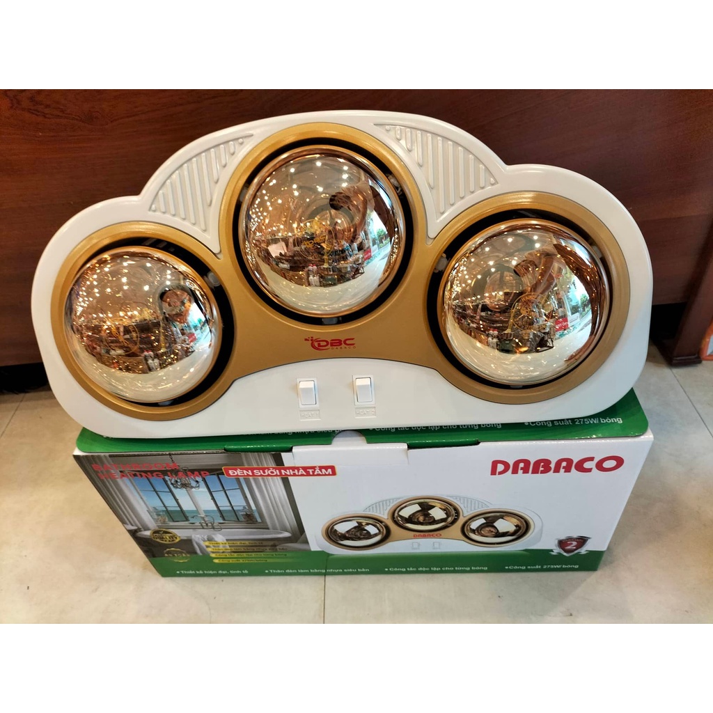 Đèn Sưởi nhà tắm DABACO - BDC01-03 825W