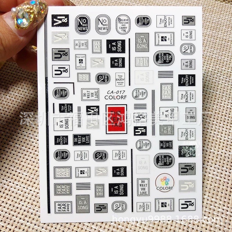 MIẾNG DÁN MÓNG TAY STICKER DDD-057