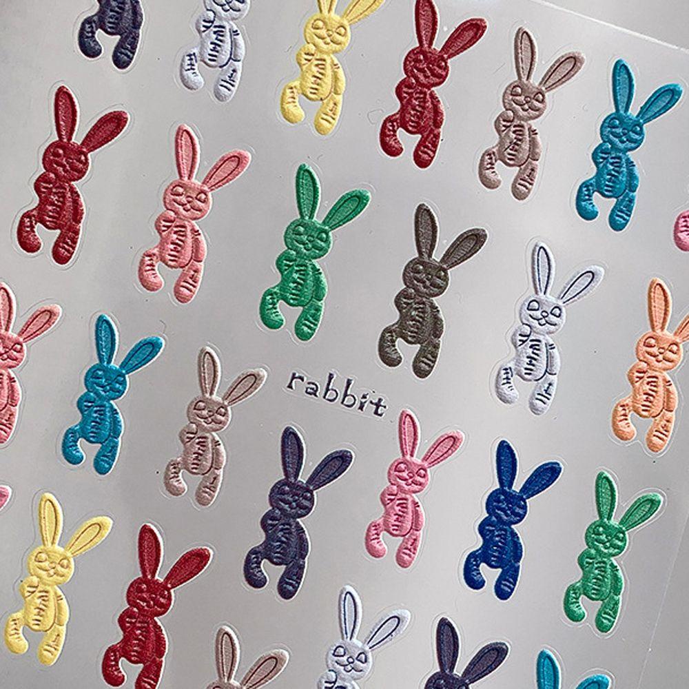 OCEANMAP Miếng Dán Trang Trí Móng Tay 5D Dễ Thương Dành Cho Nữ