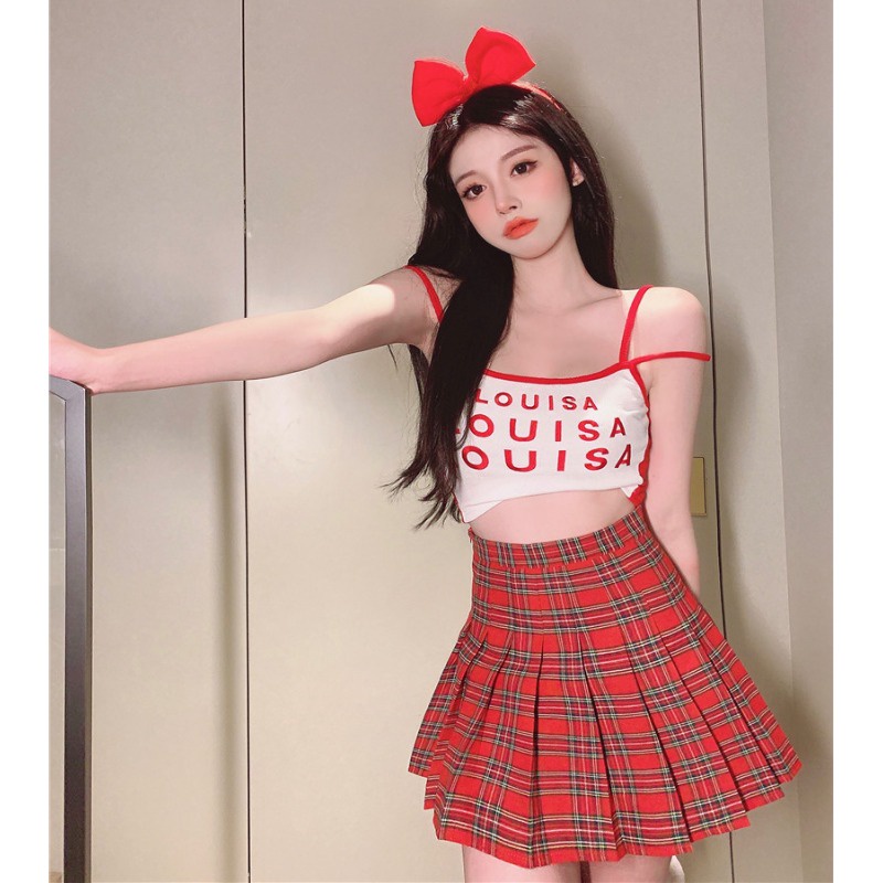 Áo Hai Dây In Chữ Thời Trang Mùa Hè Dễ Phối Đồ Cho Nữ