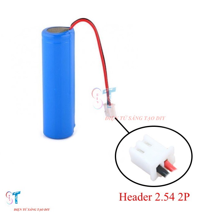 Pin Sạc Lithium 1S 3.7V 4.2V 2000mah Chuẩn Header 2.54