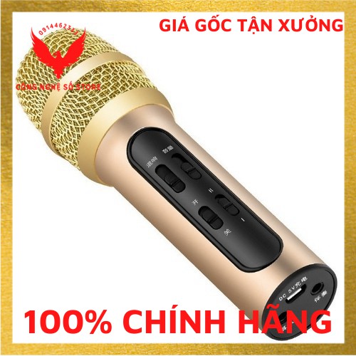 Micro livestream thu âm C11, hát karaoke, kết nối 2 điện thoại cùng lúc, tặng tai nghe thông minh cao cấp.