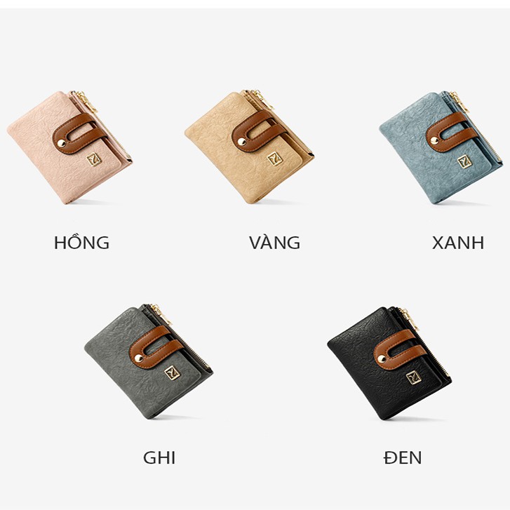 Ví Nữ Ngắn ThờiTrang Chính Hãng TAOMICMIC Đựng Tiền Đựng Thẻ Trẻ Trung Cực Đẹp Siêu Hót TM04 - Mozuno | BigBuy360 - bigbuy360.vn