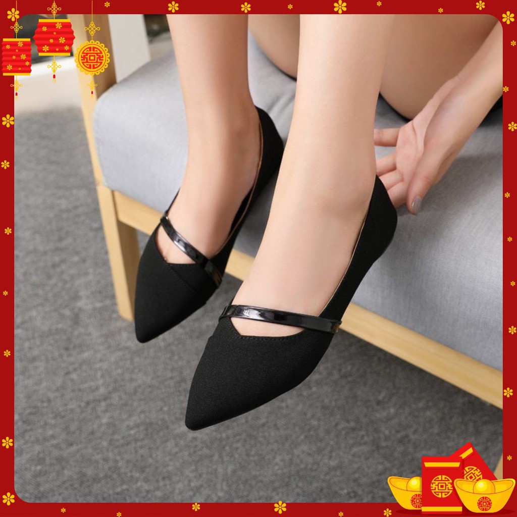 Giày bệt cao 3 cm đơn giản dễ mix đồ mã BB_B10