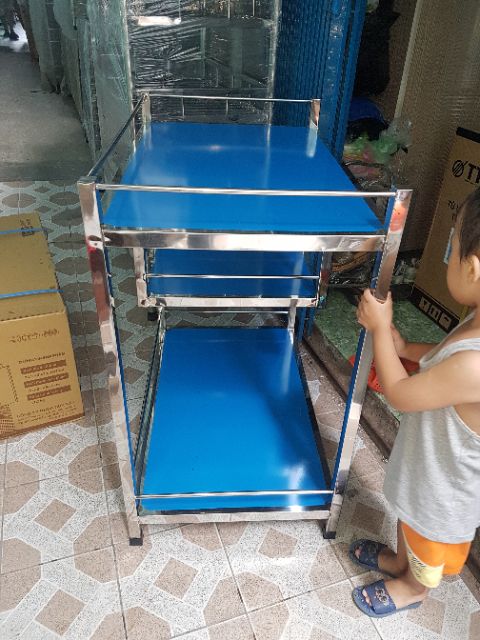 Kệ bếp gas 3 mặt inox tấm
