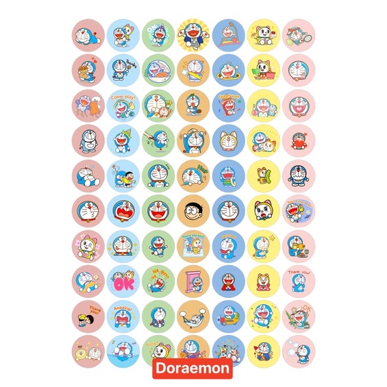 Sticker khen thưởng - mẫu Doraemon