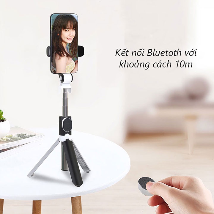 [Mã BMBAU50 giảm 7% đơn 99K] Gậy Selfie Bluetooth 3 chân Tripod XT09 3 trong 1