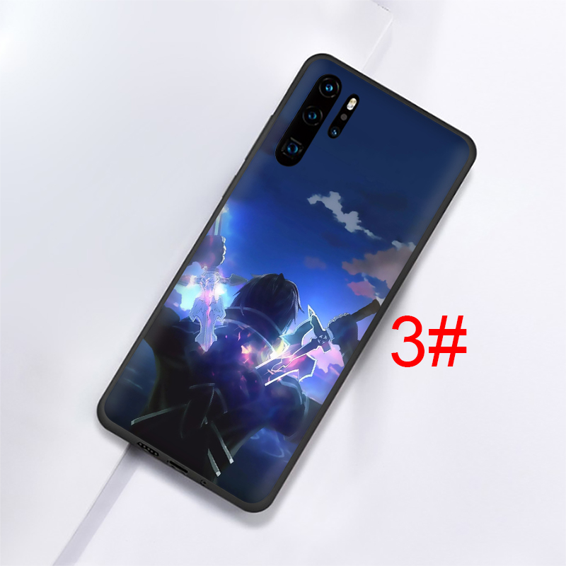 Ốp Lưng Mềm In Hình Sword Art Online Nhật Bản Cho Huawei Y6 Y7 Y9 Prime 2018 2019 Mate 10 20 30 Lite Pro