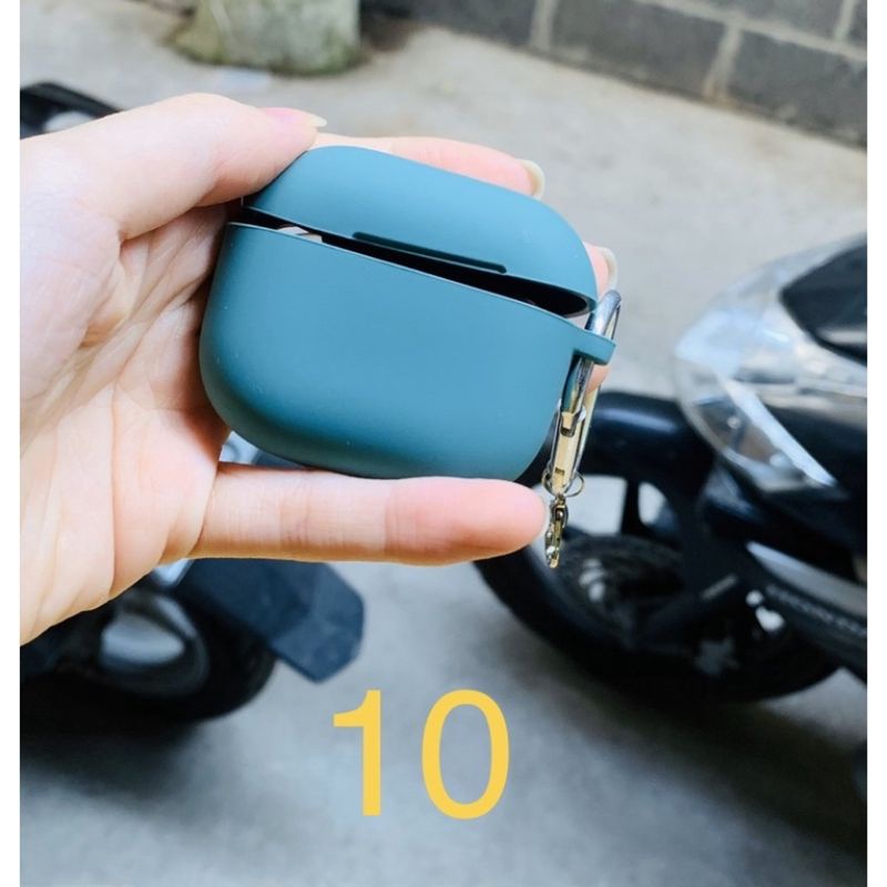 🌟 Airpod 3 2021 🌟 Vỏ Bọc Tai Nghe Case silicon dẻo trơn nhiều màu - Tặng kèm móc