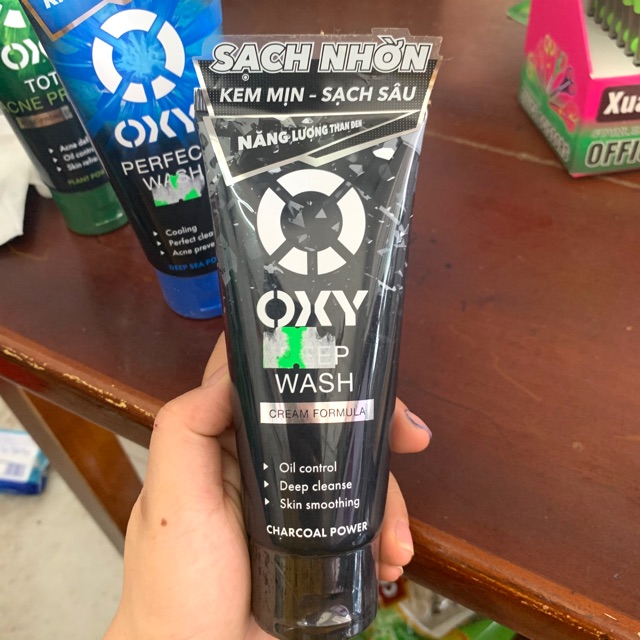 Kem rửa mặt OXy Sạch Bã Nhờ/Ngừa Mụn 100g Mẫu Mới