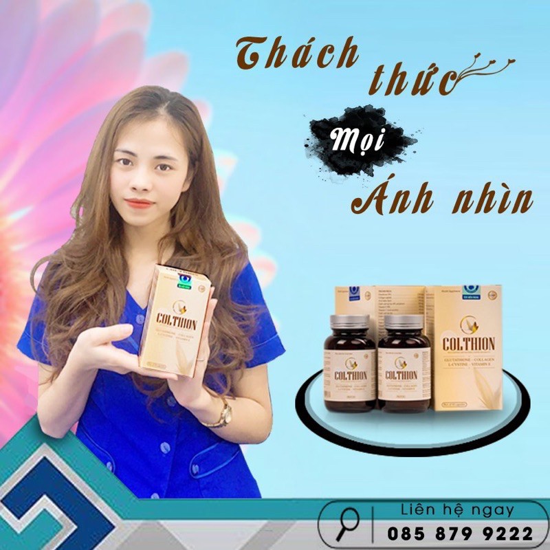 Viên Uống Trắng Da Colthion 60 Viên (Da trắng mịn chỉ sau 1 hộp) | BigBuy360 - bigbuy360.vn