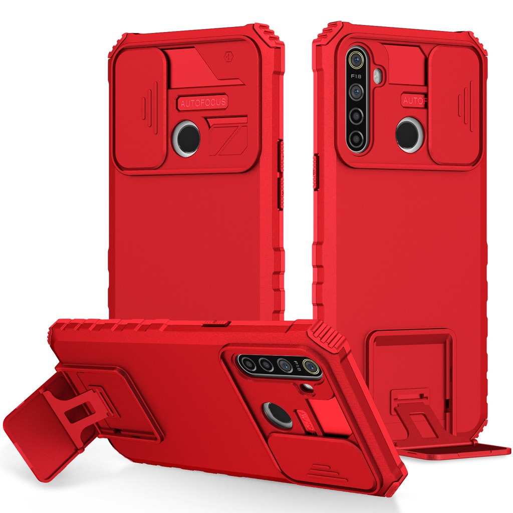 Case vivo y12 Điện thoại di động y12 Đứng Bảo vệ Camera PC chống sốc + TPU y12 Gửi từ Thái Lan