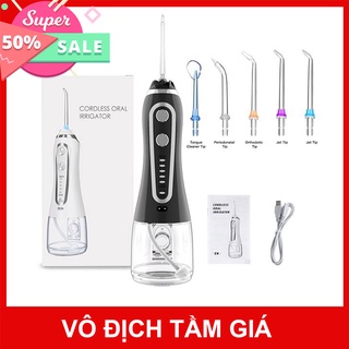 Máy Tăm Nước HF6P [Chính Hãng] giúp làm sạch các mảng bám cứng đầu sâu bên trong răng
