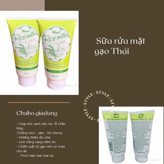 Sữa rửa mặt gạo Civic Rice Milk Thái Lan 180ml