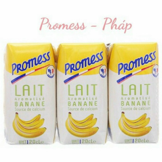 Sữa Tươi PROMESS Hương Hoa Qủa ( sét 1 hộp 200ml )