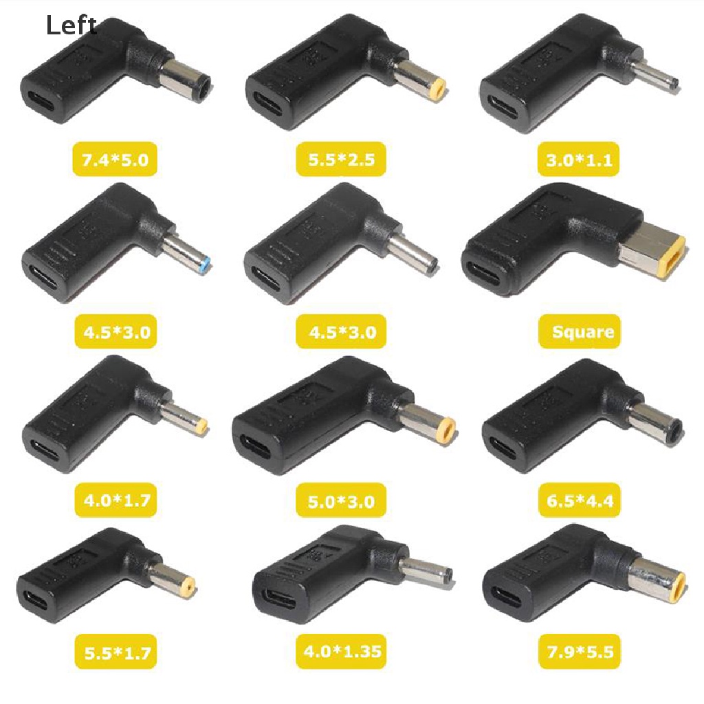 Đầu chuyển đổi cấp nguồn máy tính xách tay USB C sang đầu cắm DC thông dụng thích hợp cho Lenovo Asus