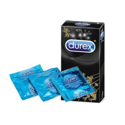 Bao Cao Su Durex Kingtex Size 49mm - Hộp 12 cái, Bcs Ôm Sát Kéo Dài Cuộc Yêu, Cảm Giác Chân Thật