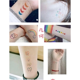 Set xăm dán cute hàn quốc