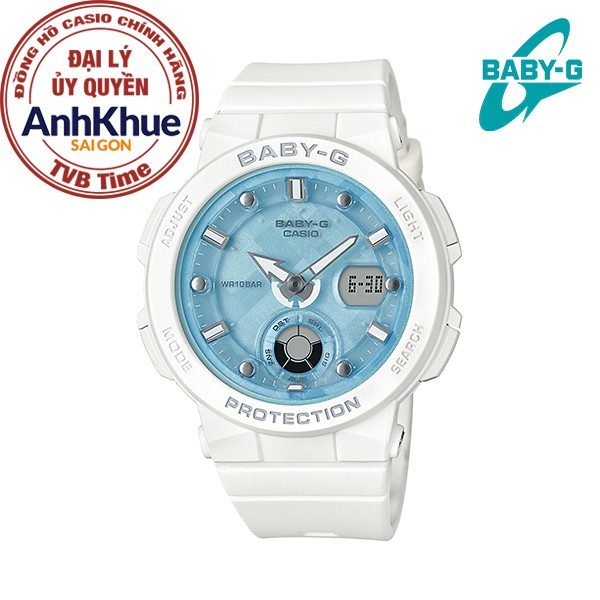 Đồng hồ nữ dây nhựa Casio Baby-G chính hãng Anh Khuê BGA-250-7A1DR
