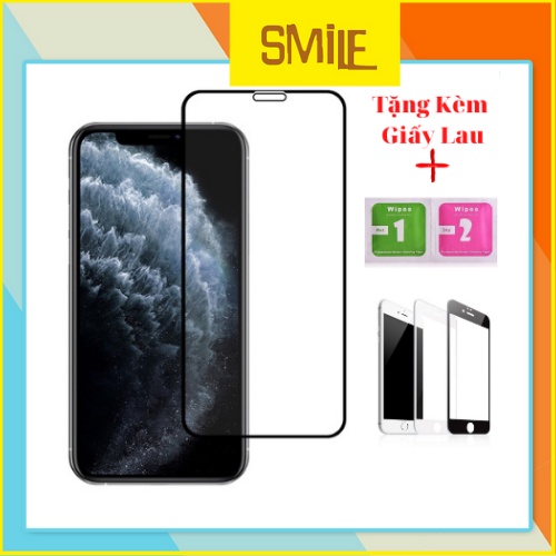 Cường lực  iphone 10D Full màn iphone 6/6s/6plus/6splus/7/8/7plus/8plus/X/Xs/XsMax/ip11/ip11pro/ip11promax [10D]