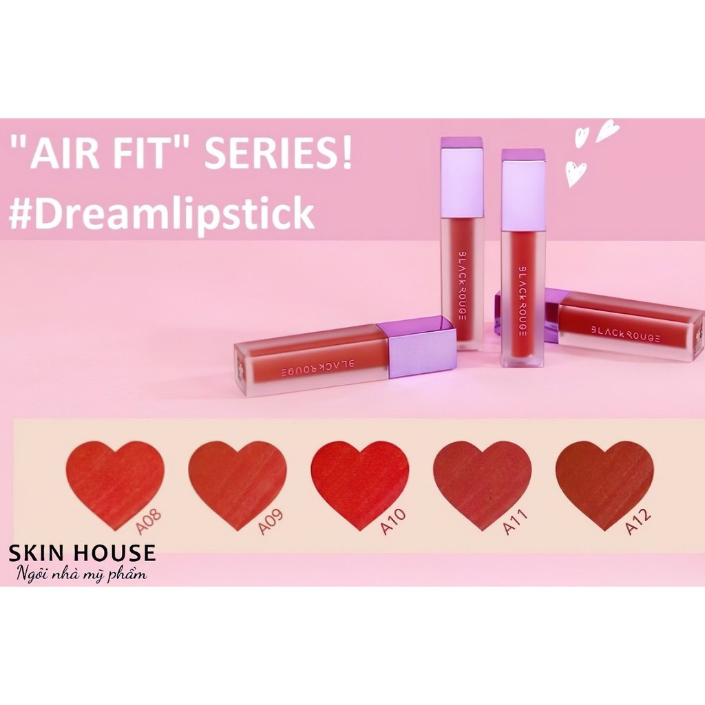 Son kem Black Rouge Air Fit Velvet Tint Version 1-2-3-4 -Skinhouse | BigBuy360 - bigbuy360.vn