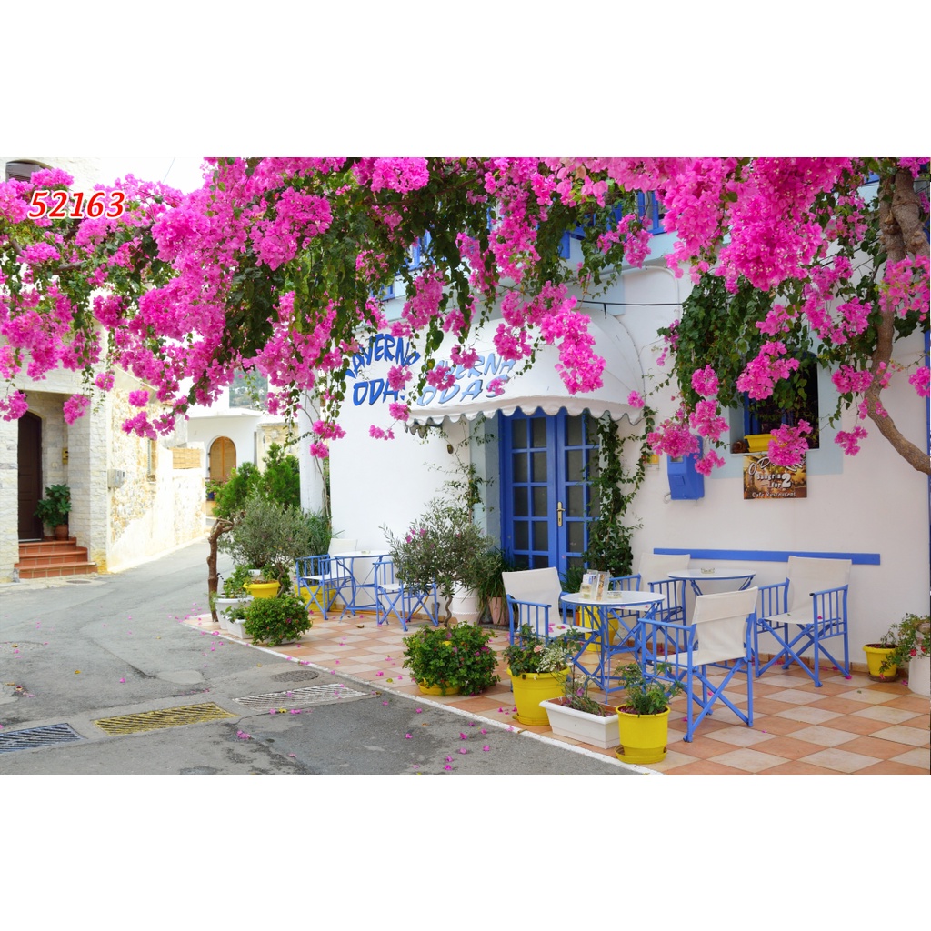 Tranh dán tường vải lụa 3D giành cho Trà chanh in theo kích thước yêu cầu – Không giới hạn kích thước