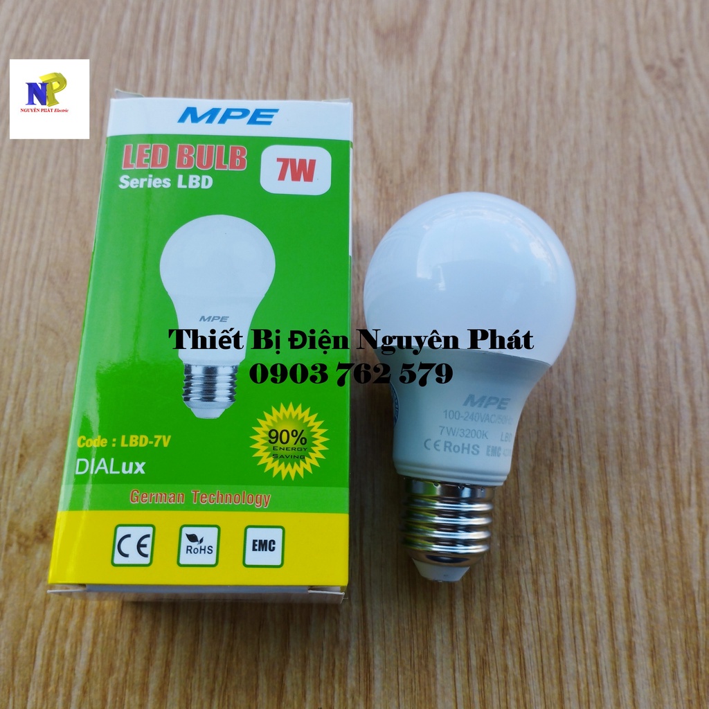 Đèn Led BULB Series LBD w Ánh Sáng Trắng Ánh Sáng Vàng