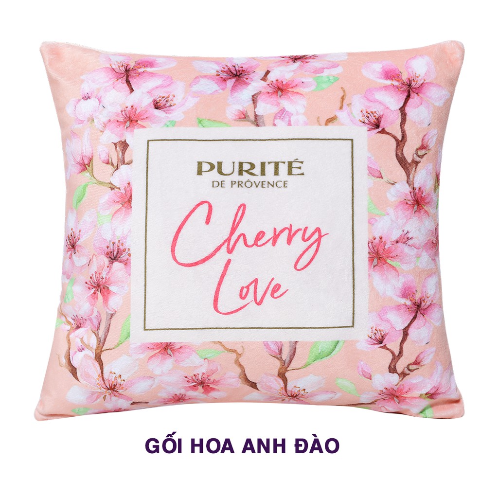 [HB Gift] - Gối Bông Purité de Prôvence Hoa Hồng/Hoa Anh Đào Xinh Xắn