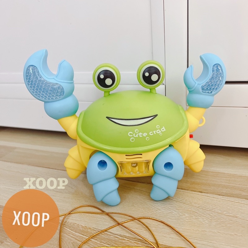 Đồ Chơi Con Cua Chạy Pin Có Nhạc Phát Sáng - Lana Queen