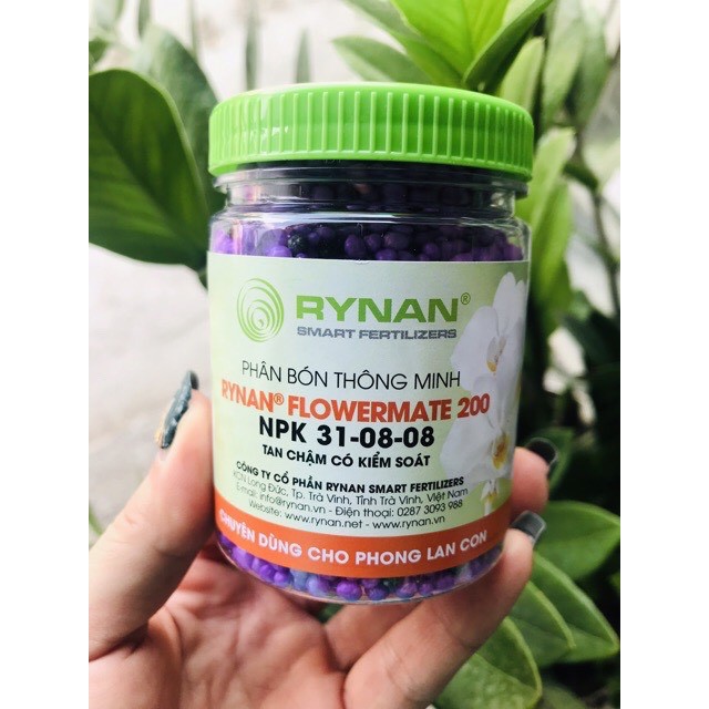 Combo sản phẩm bộ 5 Phân bón thông minh RYNAN chuyên dùng cho Hoa Lan và cây cảnh