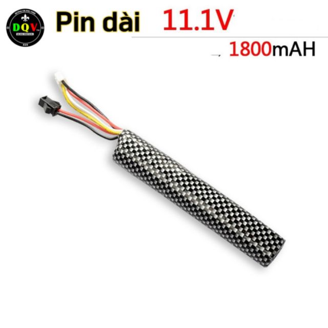 Pin DÀI 7,4v - 11,1v 1800mah dòng xả 25C cho các dòng đồ chơi mô hình điều khiển flycam, rc, sdt...