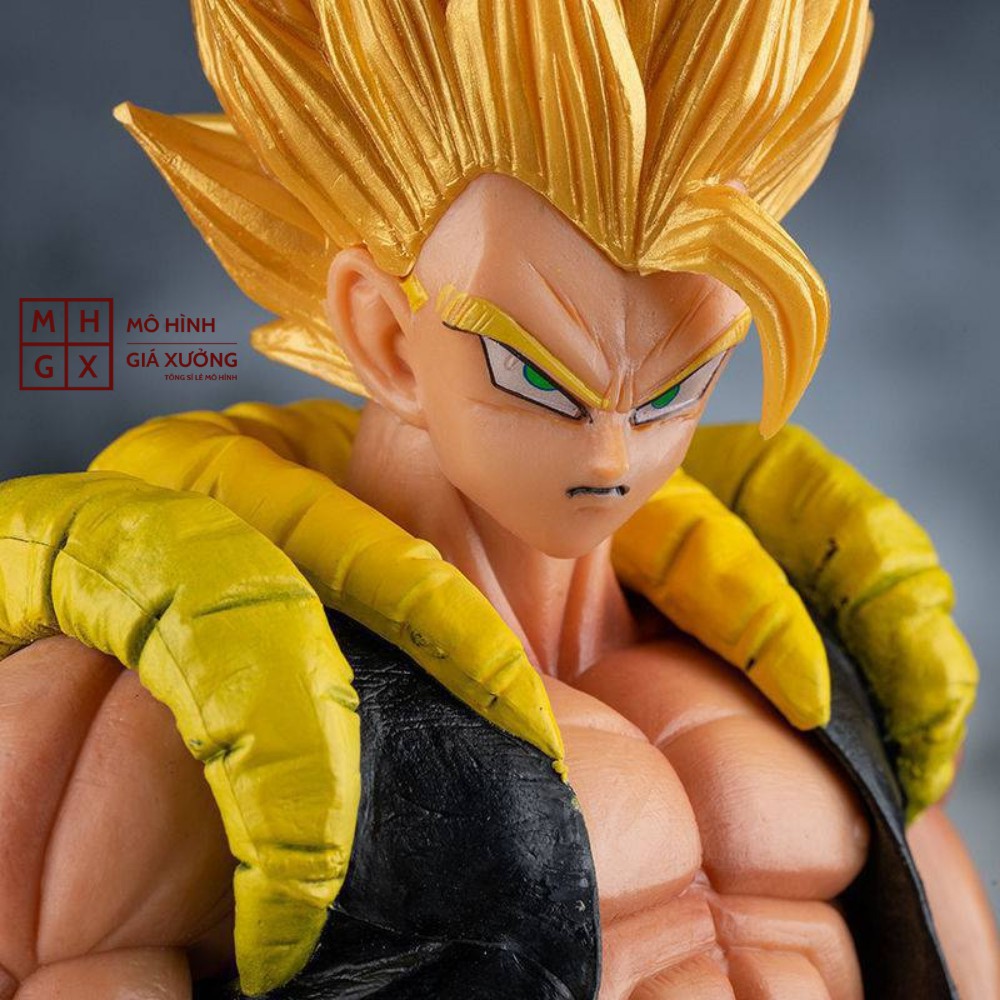 Mô hình Dragon Ball Gogeta tóc vàng hàng siêu chất cao 32cm , figure mô hình 7 viên ngọc rồng , mô hình giá xưởng