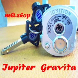 [Nhập AU12K giảm 12K đơn từ 99K]Bộ ổ khoá xe Jupiter Gravita 6 cạnh, Bộ khoá điện xe Jupiter Gravita 6 cạnh