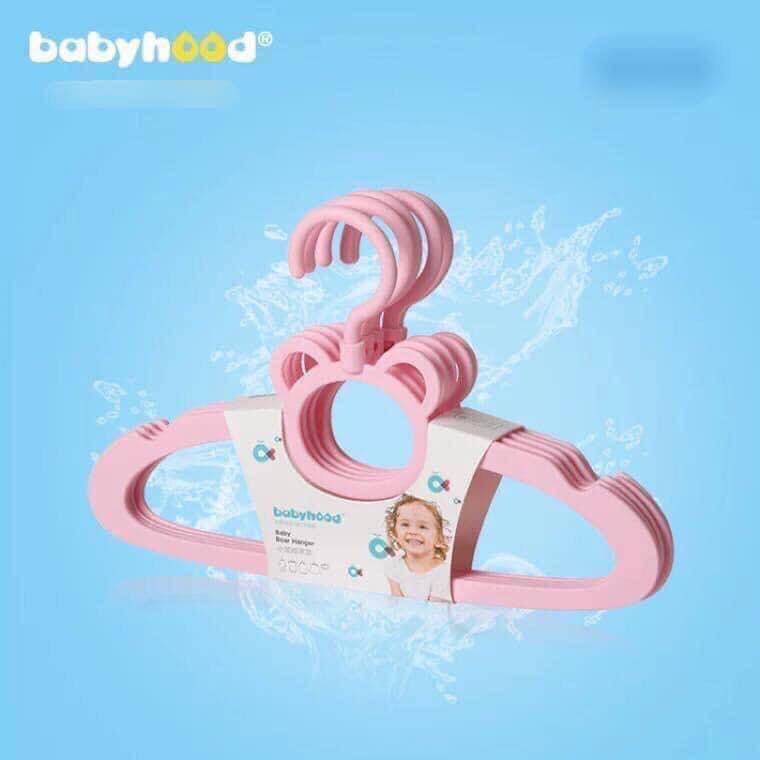 SET 5 MÓC TREO QUẨN ÁO TRẺ EM BABYHOOD - CHÍNH HÃNG