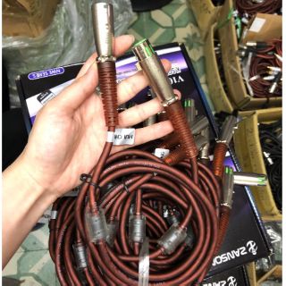 Dây mic canon 1.5m (1 đầu XLR đực, 1 đầu XLR cái)