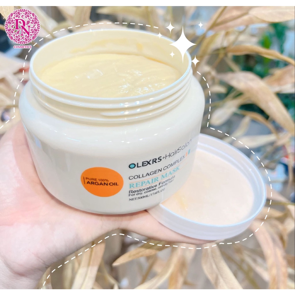 Kem ủ tóc Olexrs Argan Oil Collagen Complex Repair Mask 500ml