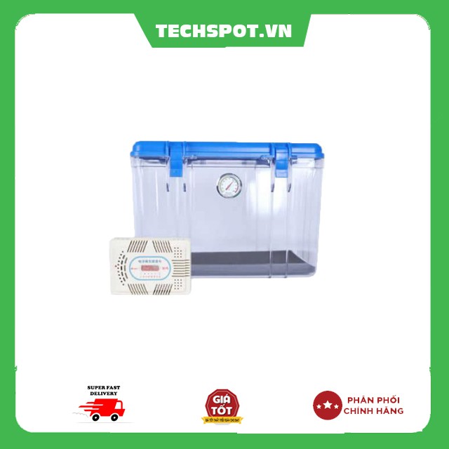 Hộp Chống Ẩm Eirmai R10 (12 lít) | Tích Hợp Ẩm Kế Và Máy Hút Ẩm | Màu Ngẫu Nhiên