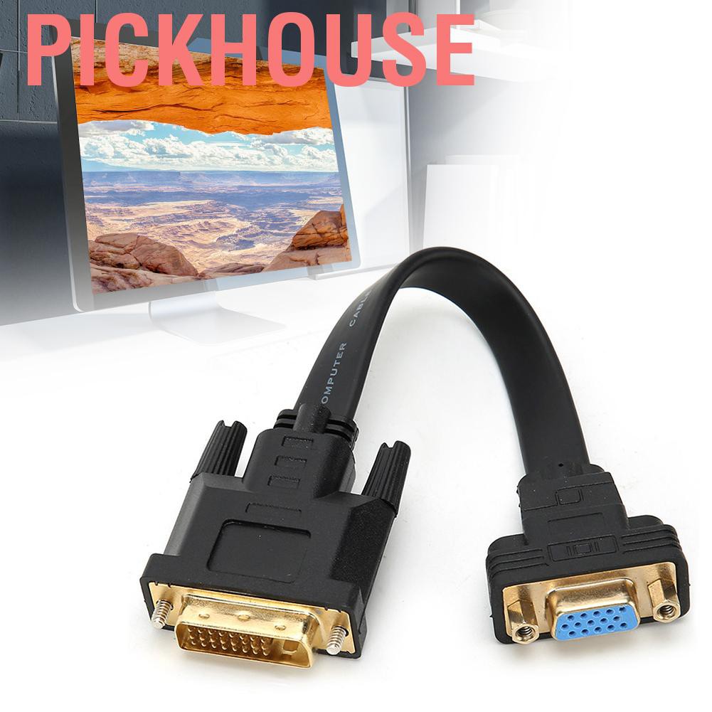 Bộ Chuyển Đổi Pickhouse Dvi D Dual Link 24 + 1 Male Sang Vga Female