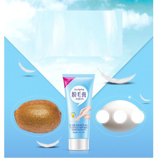 [Giá hủy diệt] Kem tẩy lông tay, chân, vùng kín OneSpring 60g | BigBuy360 - bigbuy360.vn